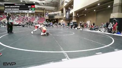 105 lbs Quarterfinals (8 Team) - Jacobie Robbins, Greater Heights vs Bryx Liechlieter, Nebraska Boyz