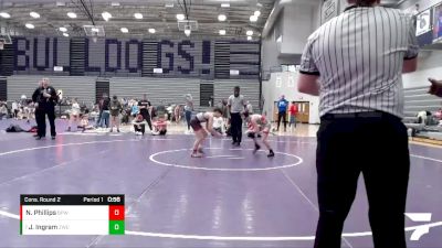 85-94 lbs Cons. Round 2 - Joe Ingram, Zionsville Wrestling Club vs Nathan Phillips, Bulldog Premier Wrestling