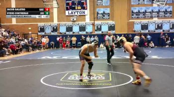 190 lbs 5th Place Match - Steve Contreras, Jordan vs Jacob Galatro, Viewmont