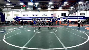 130 lbs Cons. Round 2 - Briana Vega, Desert Hot Springs vs Faith Rodriguez, Rio Mesa