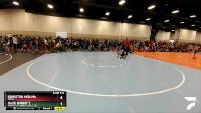 52-54 lbs Round 1 - Kingston Molina, Texas vs Haze Burkett, Texas Elite Wrestling Club