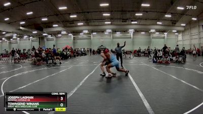 175 lbs Cons. Semi - Joseph Lagman, DeMatha Catholic HS vs Townsend Winans, Great Neck Wrestling Club