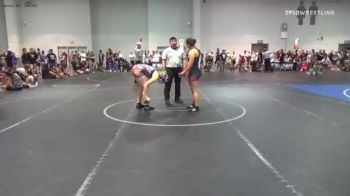 136 lbs Consi Of 8 #2 - Rebecca Resto, Syncityclubwrestling vs Breanna Bazan, Eastlake