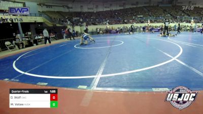 110 lbs Quarterfinal - Denver Wolf, Cowboy Wrestling Club vs Madden Votaw, Husky Wrestling Club