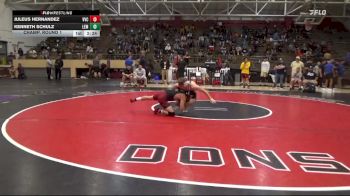 141 lbs Champ. Round 1 - Kenneth Schulz, Lemoore College vs Juleus Hernandez, Victor Valley College