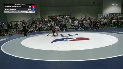 65 lbs Champ. Round 2 - Jason Worthley, Sanderson Wrestling Academy vs Elias Navida, Tar Heel Wrestling Club