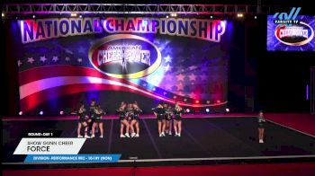 Show Gunn Cheer - Force [2024 L4 Performance Rec - 10-18Y (NON) Day 1] 2024 Cheer Power Southern Nationals