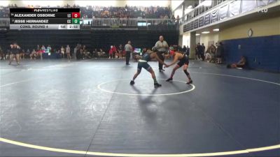 125 lbs Cons. Round 4 - Alexander Osborne, Lassen College vs Jesse Hernandez, Cerritos College
