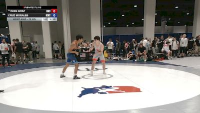 72 kg Champ. Rd Of 64 - Evan Gosz, Michigan Wrestling Club vs Cruz Morales, NB Elite Wrestling Club
