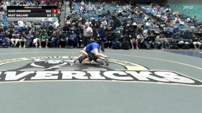 120 lbs Consi Of 64 #2 - Gage Anderson, Wasatch vs Riley Ballard, Gilroy