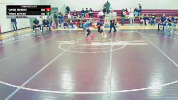 130 lbs Semifinal - Angie Monday, Othello (Girls) vs Miley Zahler, Selah (Girls)