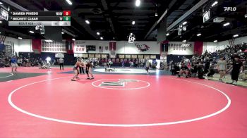 132 lbs Cons. Semi - Beckett Clear, Temecula Valley vs Damien Pinedo, West Covina