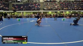 Round 2 - Cace Campbell, Immortal Athletic Wrestling Cl vs Carter Jensen, Pursuit Wrestling Minnesota