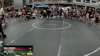 48 lbs Placement (4 Team) - Jett Guffey, Buffalo Valley WC vs Nico Cordoba, Cordoba Trained