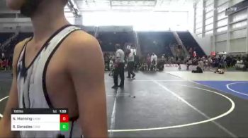 100 lbs Consi Of 8 #1 - Ramiro Gonzales, Toros WC vs Noah Manning, Showdown Throwdown