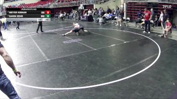 105 lbs Cons. Semi - Meyer Kinnan, Cozad Wrestling Club vs Darin Zehr, Wrestling With Character