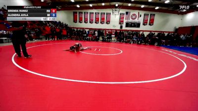 110 lbs Quarterfinals (8 Team) - Brenda Nunez, Fresno City College vs Alondra Avila, Moorpark College