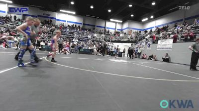 64 lbs Quarterfinal - Baker Schubert, Chandler Takedown Club vs Corbin Thigpen, Choctaw Ironman Youth Wrestling