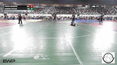 96 lbs Round Of 32 - Parks Behrens, Southern Oklahoma Wrestling Academy vs Damion Tittles, Putnam City West