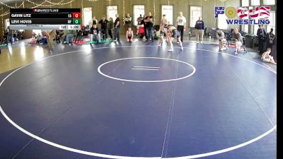 112-118 lbs Round 3 - Levi Hovis, Mat Factory vs Gavin Litz, Kiski Area