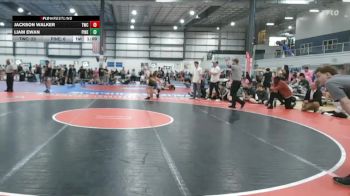 150 lbs 1 - Jackson Walker, TRIANGLE WRESTLING CLUB vs Liam Ewan, PINECREST