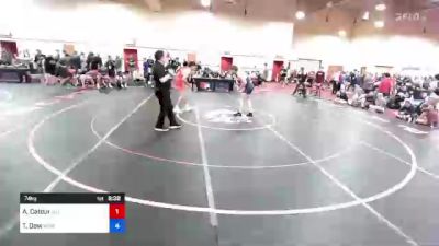 74 kg Cons 32 #1 - Allen Catour, Illinois vs Trenton Dow, Wisconsin