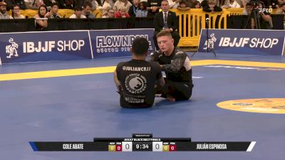 Julián Espinosa vs Cole Abate 2025 World IBJJF Jiu-Jitsu No-Gi Championship