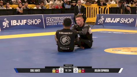 Julián Espinosa vs Cole Abate 2025 World IBJJF Jiu-Jitsu No-Gi Championship