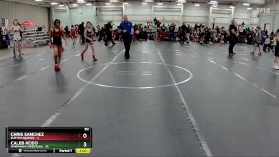 80 lbs Round 7 (8 Team) - Chris Sanchez, Buxton Squeeze vs Caleb Hodo, Warhawks Wrestling