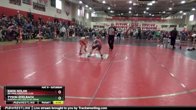 90 lbs Quarterfinal - Tyson Edelbach, Wabasha-Kellogg-Alma-Pepin vs Knox Nolan, Big Game Wrestling Club