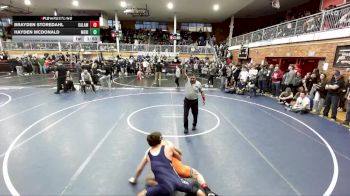 165 lbs Champ. Round 1 - Brayden Storedahl, Kalama vs Hayden McDonald, Meridian