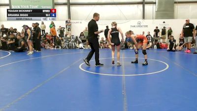 50 lbs Semifinal - Teagan McKinney, MPOWER Girls Wrestling Club - W vs Brianna Biggs, VA Killers - W