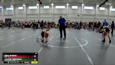 96 lbs Round 8 (10 Team) - Greg Burkes, OMP vs Cooper Ferguson, The Wrestling Mill