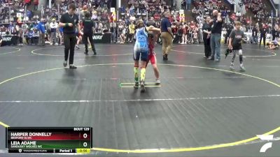 75 lbs Cons. Round 4 - Leia Adame, Sandusky Wolves WC vs Harper Donnelly, Bedford GLWC