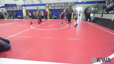 61 lbs Round Of 16 - Oakley Myers, IRONMEN Wrestling Club vs Zachary Montgomery, Berryhill Wrestling Club