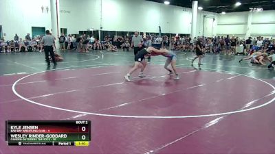 150 lbs Round 1 (6 Team) - Kyle Jensen, Bad Bay Wrestling Club vs Wesley Rinder-Goddard, Camden Outsiders The Socs