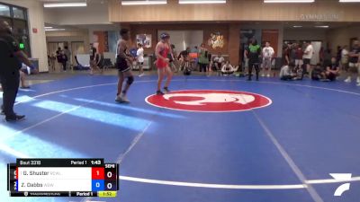 152 lbs Cons. Semi - Gavin Shuster, River City Wrestling LLC vs Zymihr Dabbs, Warmup Gang Wrestling Club