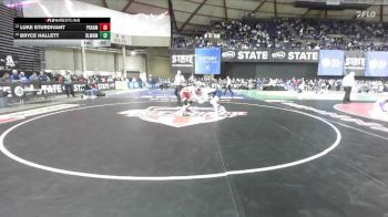 Boys 3A 144 lbs Cons. Round 4 - Bryce Hallett, Bellarmine Prep vs Luke Sturdivant, Prairie