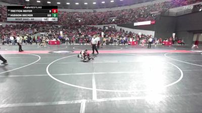 60 lbs Cons. Round 3 - Treyton Reiter, Prescott vs Hudson Becker, Hartford