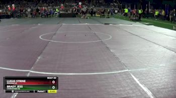 D4-175 lbs Champ. Round 1 - Brady Jess, Charlevoix HS vs Lukas Strine, Reading HS