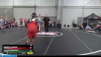 180 lbs Round 3 (8 Team) - Shenita Lawson, Texas Blue vs Mariyah Brumley, Missouri 1