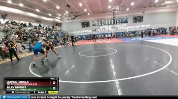 250 lbs 1st Place Match - Jernee Padilla, Top Of The Rock Wrestling Club vs Riley Hughes, Natrona Colts Wrestling Club