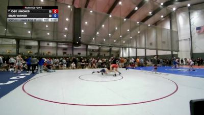 Junior Boys FS - 132 lbs Cons. Round 5 - Jose Limones, CA vs Silas Varner, CA