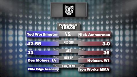 Nick Ammerman vs. Ted Worthington - Driller MMA A-Town Throwdown XII