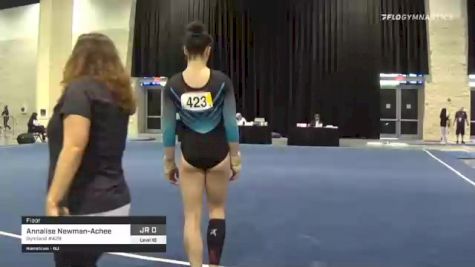 Annalise Newman-Achee - Floor, Gymland #428 - 2021 USA Gymnastics Development Program National Championships