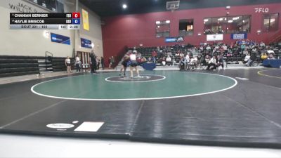 160 lbs Cons. Semi - Chaniah Bernier, Frostburg State vs Haylie Briscoe, Delaware State