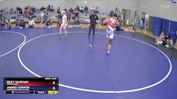 120 lbs Cons. Round 5 - Riley Vaughan, Sweet Home vs Andrei Donayri, Harrisburg High School