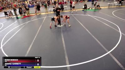 98 lbs Semifinal - Evan Boesch, MN vs Hawke Garrett, WI