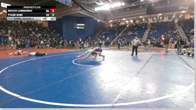 120 lbs Cons. Round 3 - Tyler Shin, Chantilly vs Rocco Lombardo, Malvern Prep