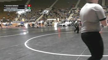 6A 215 lbs Cons. Round 3 - Tyson Herndon, Northridge High School vs Jackson Serman, Gulf Shores